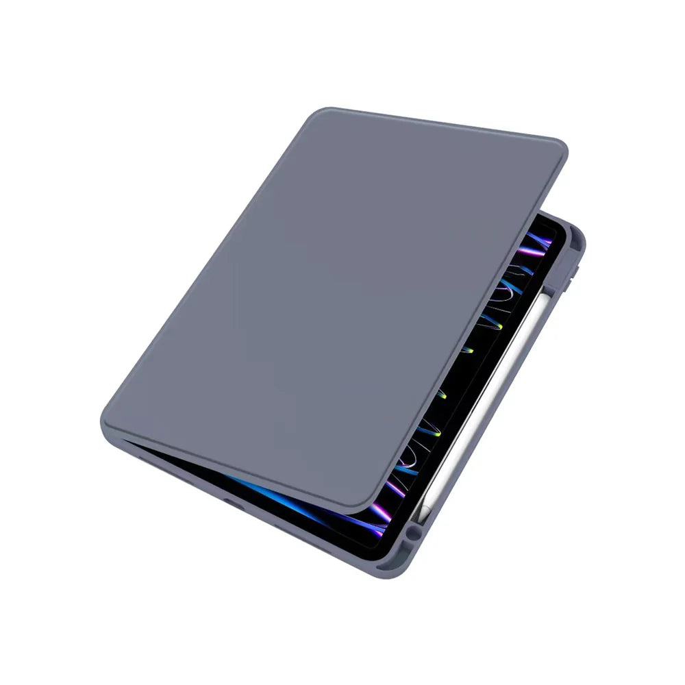PU Lederhuelle Lavendel fuer iPad Pro 13" (2024)