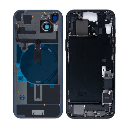 Für iPhone 15 Plus Komplettes Gehäuse einschliesslich aller Kleinteile, ohne Akku und Rückkamera-Grün, Gelb, Blau, Schwarz, Silber, Rosa