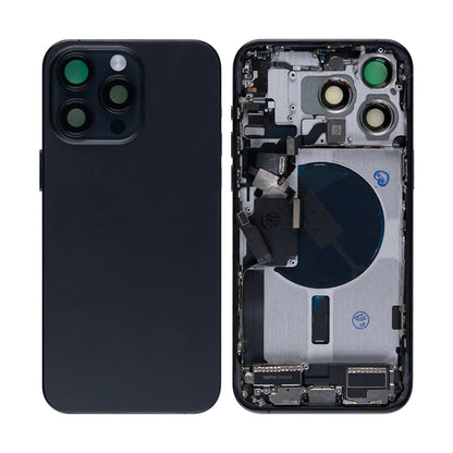 iPhone 15 Pro Max – inkl. aller Kleinteile, ohne Akku und Rückkamera (Schwarz – Titanium)