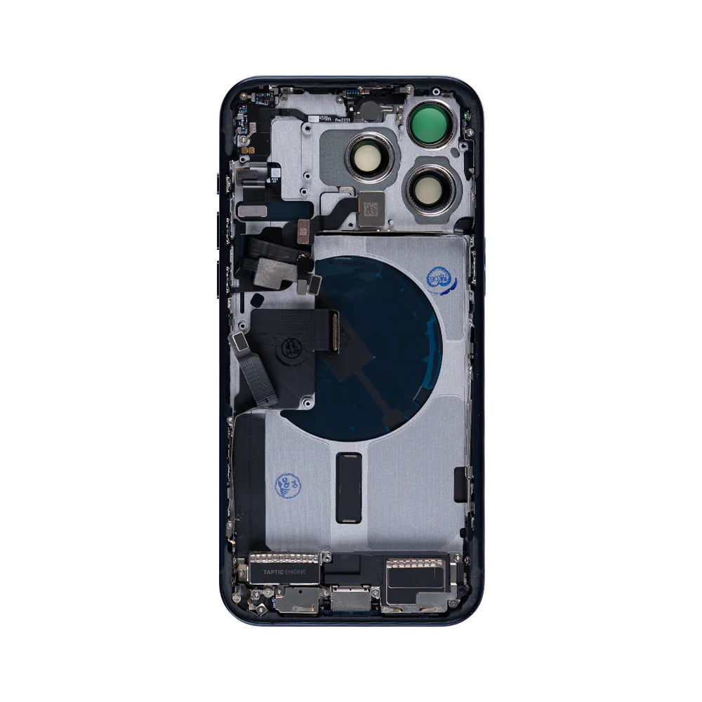 iPhone 15 Pro Max – inkl. aller Kleinteile, ohne Akku und Rückkamera (Blau – Titanium)
