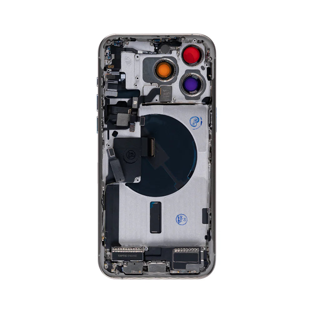 iPhone 15 Pro Max – aller Kleinteile, ohne Akku und Rückkamera (Natural Titanium)
