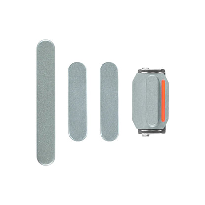 Für iPhone 15 / 15 Plus Seitentasten-Set (4 Stück) – Blau, Schwarz, Silber, Gold