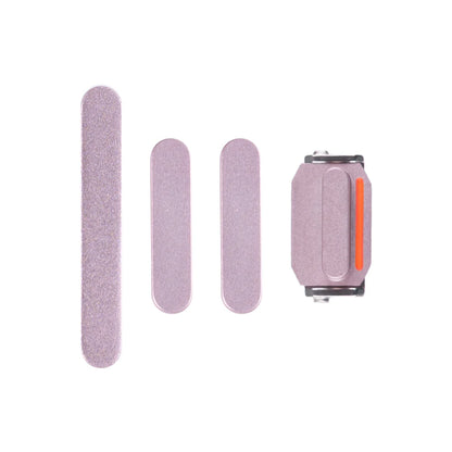 Für iPhone 15 / 15 Plus Seitentasten-Set (4 Stück) – Blau, Schwarz, Silber, Gold