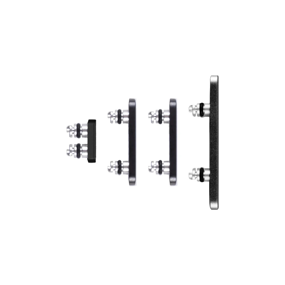 iPhone 15 Pro Max Seitentöne – Power, Lautstärke, Stummschalter – 4‑teiliges Set