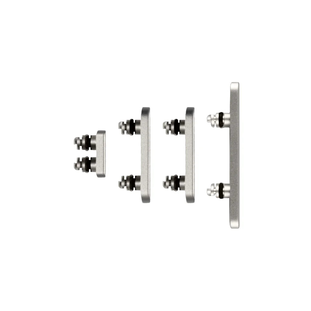 iPhone 15 Pro Max Seitentöne – Power, Lautstärke, Stummschalter – 4‑teiliges Set