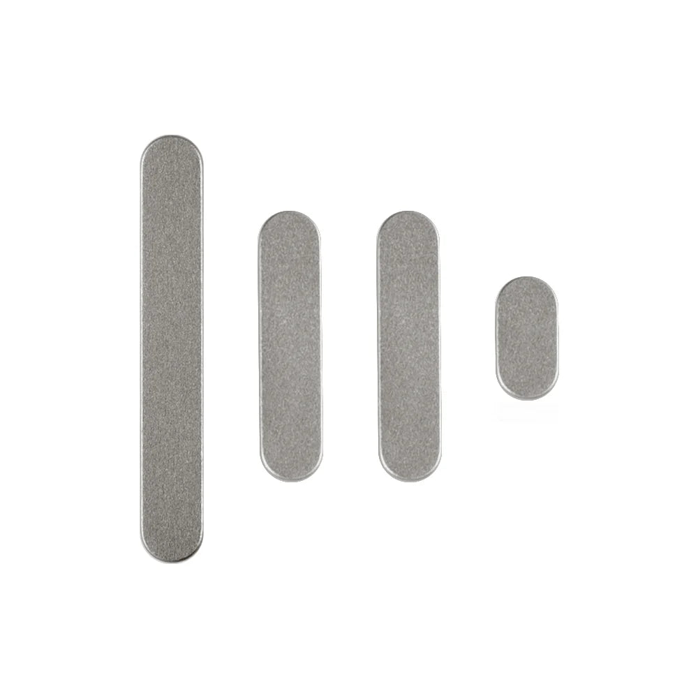 iPhone 15 Pro Max Seitentöne – Power, Lautstärke, Stummschalter – 4‑teiliges Set