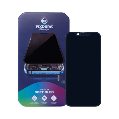 PIXDURA Für iPhone 14 Display und Digitizer Soft-OLED Premium (IC abnehmbar)