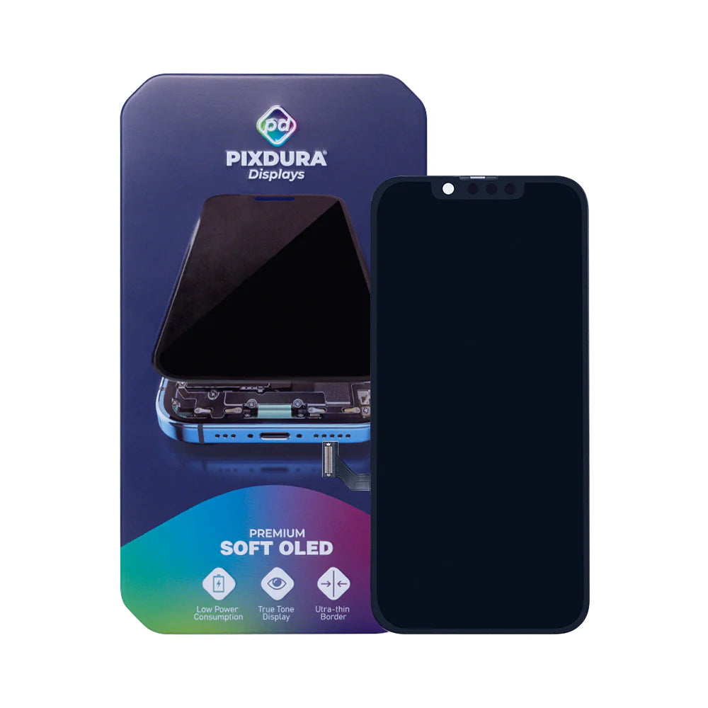 PIXDURA Für iPhone 14 Plus Display und Digitizer Soft-OLED Premium (IC abnehmbar)