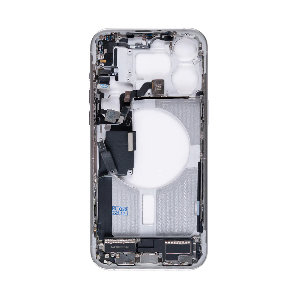 iPhone 15 Pro Max – Weiss Titanium (OEM Qualität)/Mittlerer Rahmen