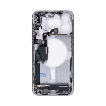 iPhone 15 Pro Max – Weiss Titanium (OEM Qualität)/Mittlerer Rahmen