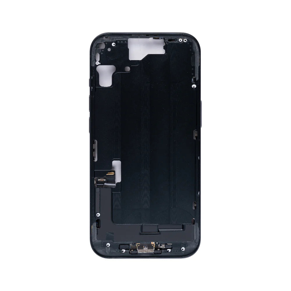 Für iPhone 15 Mittelrahmen (Schwarz, Weiss, Blau, Gelb, Rosa)