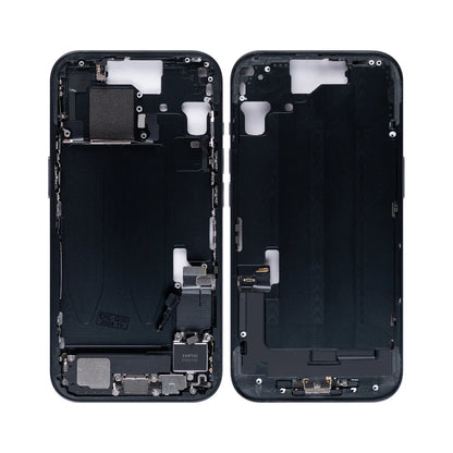 Für iPhone 15 Mittelrahmen (Schwarz, Weiss, Blau, Gelb, Rosa)