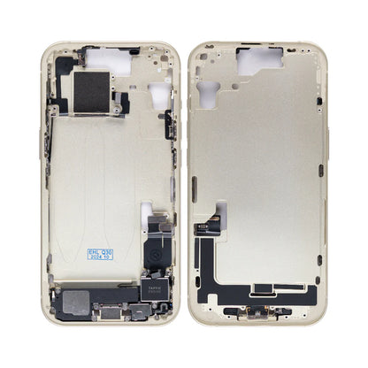 Für iPhone 15 Mittelrahmen (Schwarz, Weiss, Blau, Gelb, Rosa)
