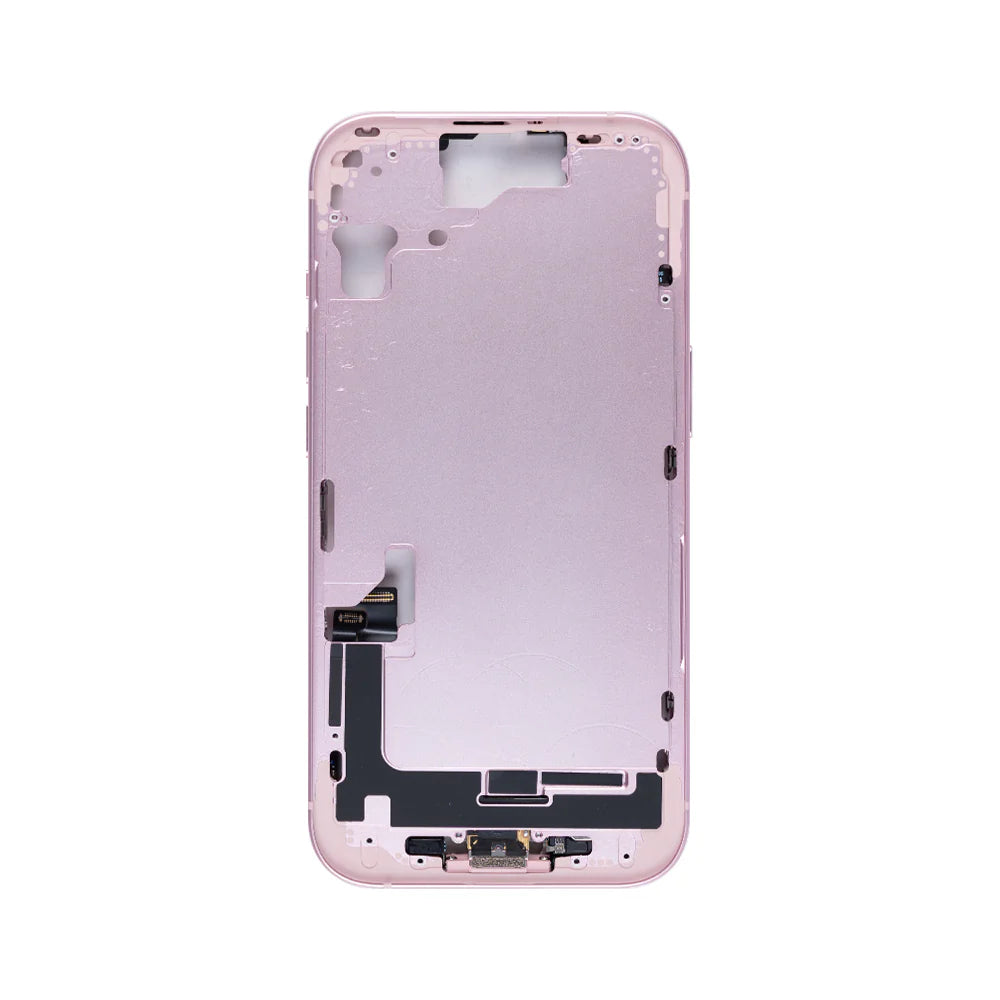 Für iPhone 15 Mittelrahmen (Schwarz, Weiss, Blau, Gelb, Rosa)