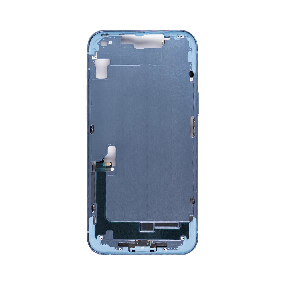 Für iPhone 14 Plus Mittelrahmen Midnight (Schwarz (Mitternacht), Blau, Rot (PRODUCT RED), Lila, Gelb, Silber)