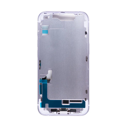 Für iPhone 14 Mittelrahmen (Gelb, Blau, Schwarz, Silber, Rot, Violett.)