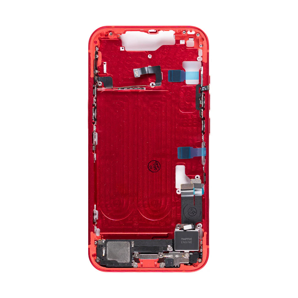 Für iPhone 14 Mittelrahmen (Gelb, Blau, Schwarz, Silber, Rot, Violett.)