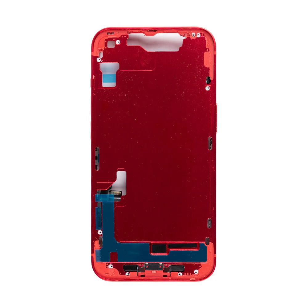 Für iPhone 14 Mittelrahmen (Gelb, Blau, Schwarz, Silber, Rot, Violett.)