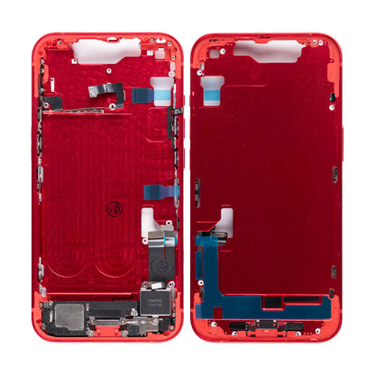 Für iPhone 14 Mittelrahmen (Gelb, Blau, Schwarz, Silber, Rot, Violett.)