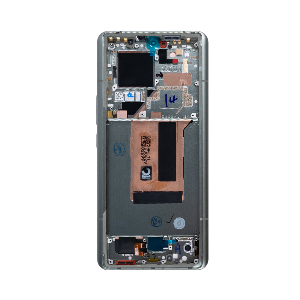 Xiaomi 13 Ultra Display und Digitizer mit Rahmen, olivgrün (OEM)