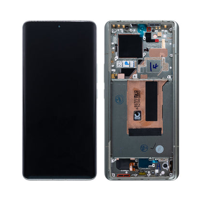 Xiaomi 13 Ultra Display und Digitizer mit Rahmen, olivgrün (OEM)