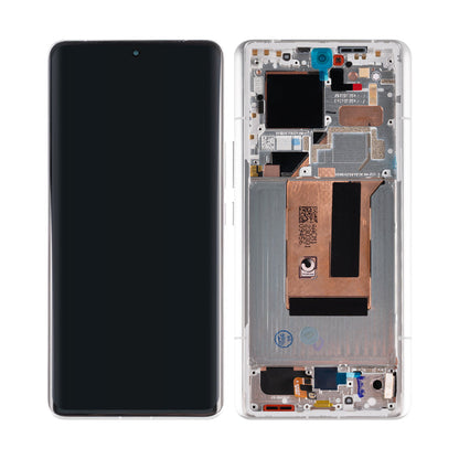 Xiaomi 13 Ultra Display und Digitizer mit Rahmen, Weiß (OEM)