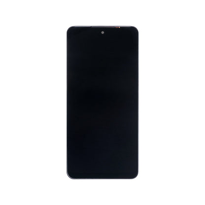 Oppo A58 4G Display und Digitizer mit Rahmen, leuchtend schwarz, OEM