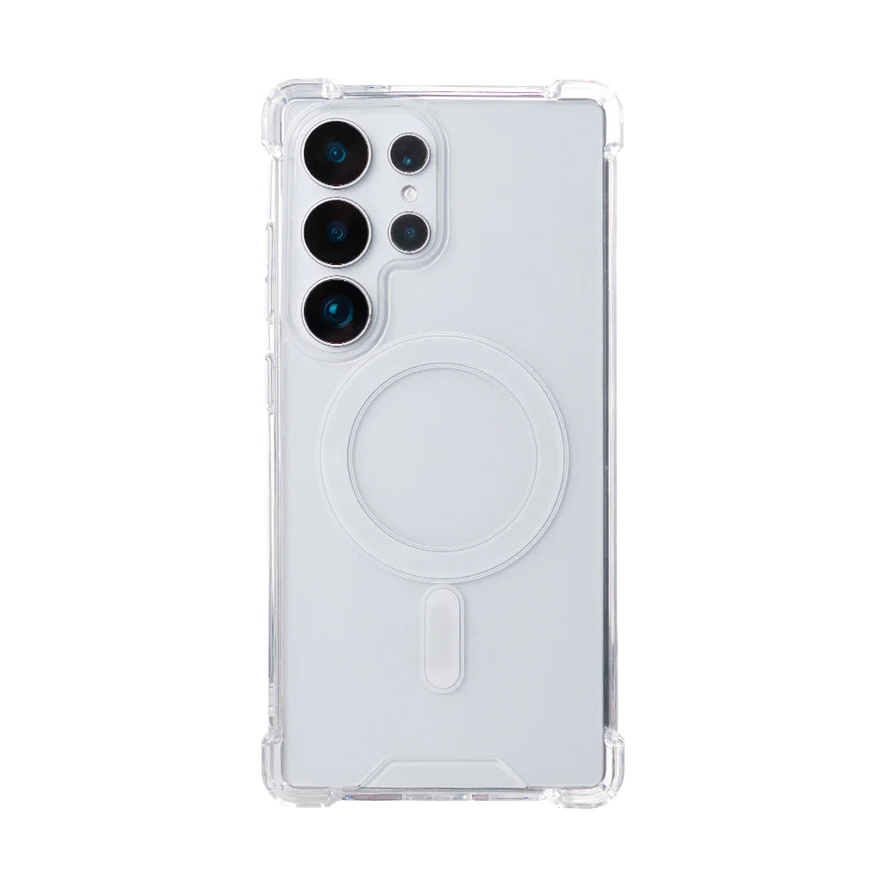 Samsung Galaxy S25 Ultra MagSafe Hülle Kristallklar Anti-Shock TPU