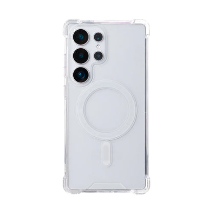 Samsung Galaxy S25 Ultra MagSafe Hülle Kristallklar Anti-Shock TPU
