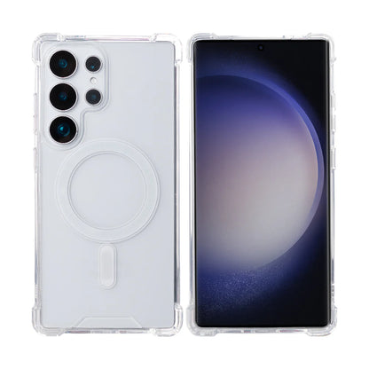 Samsung Galaxy S25 Ultra MagSafe Hülle Kristallklar Anti-Shock TPU