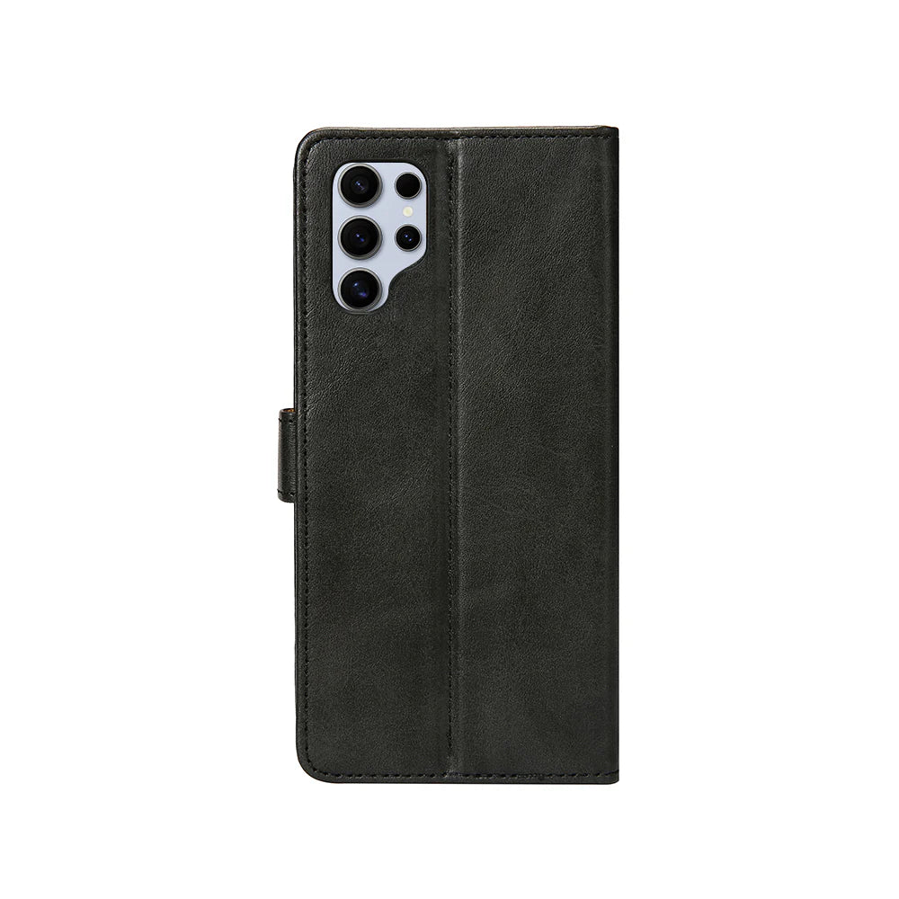 Rixus Book Case Wallet Case für Samsung Galaxy S25 Ultra Schwarz