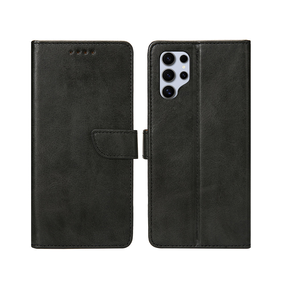 Rixus Book Case Wallet Case für Samsung Galaxy S25 Ultra Schwarz
