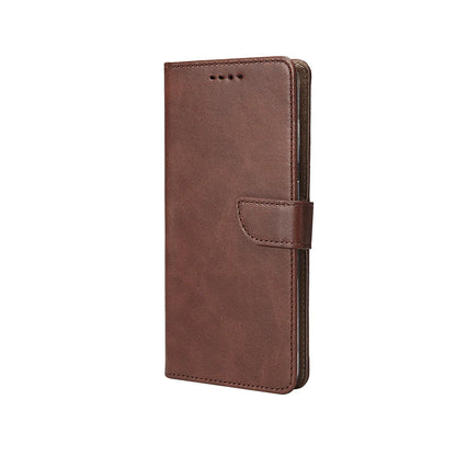 Rixus Book Case Wallet Case für Samsung Galaxy S25 Ultra Dunkel Braun
