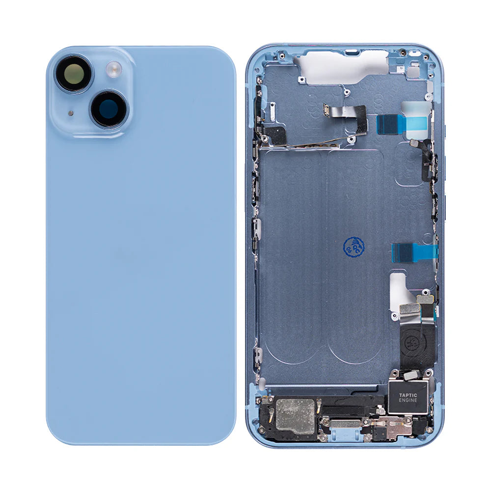 Für iPhone 14 Komplettes Gehäuse inkl. aller Kleinteile ohne Akku und Rückkamera