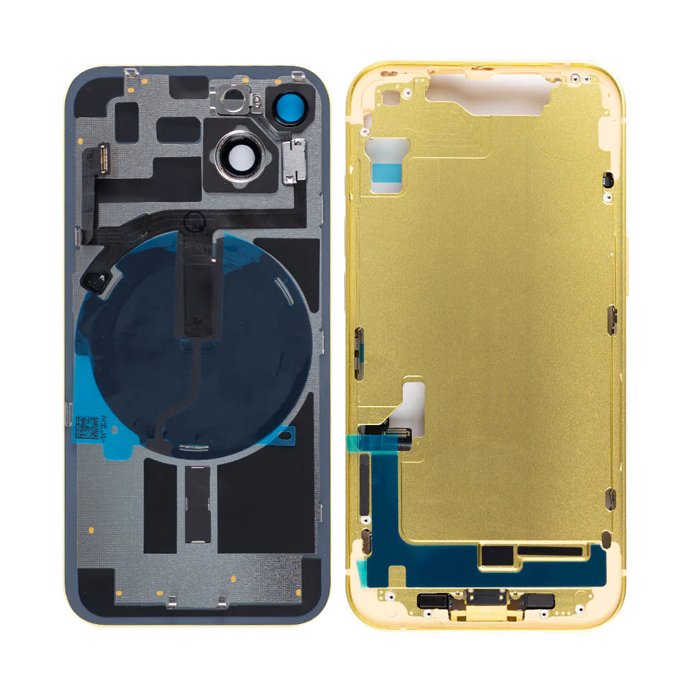 Für iPhone 14 Komplettes Gehäuse inkl. aller Kleinteile ohne Akku und Rückkamera