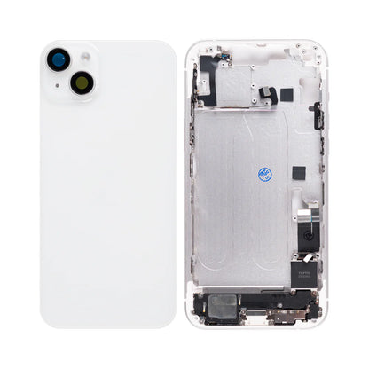 iPhone 14 Plus Rückglas (Mitternacht Schwarz, Violet, Weiss, Braun, Gelb, Rot) mit integrierter NFC-Antenne und vergrössertem Kamerarahmen