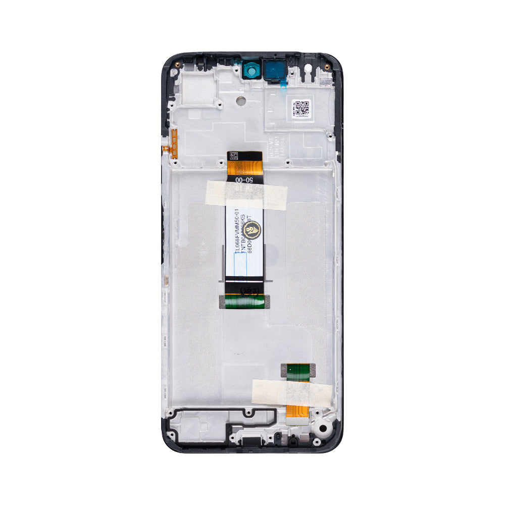 Xiaomi Poco M6 4G Display und Digitizer mit Rahmen, Schwarz, OEM