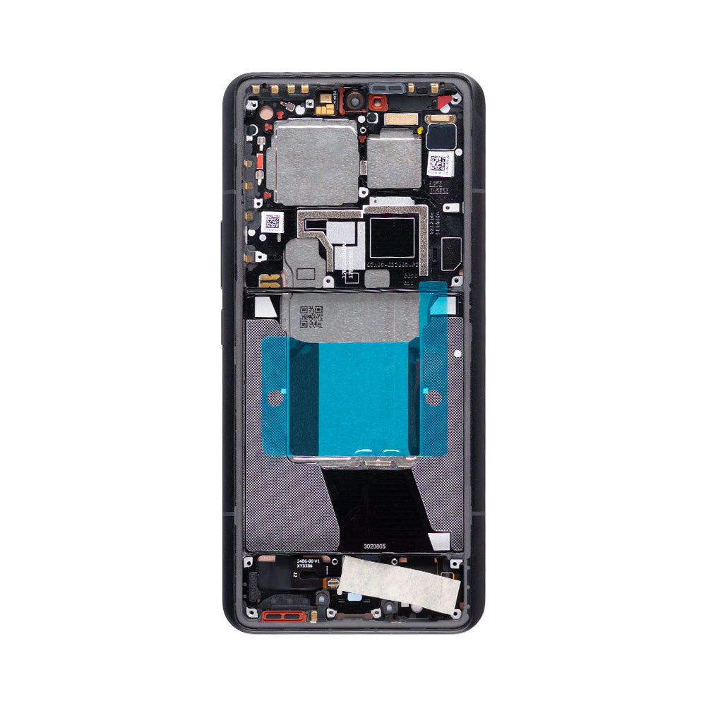Xiaomi 14 Ultra Display und Digitizer mit Rahmen, Schwarz, OEM
