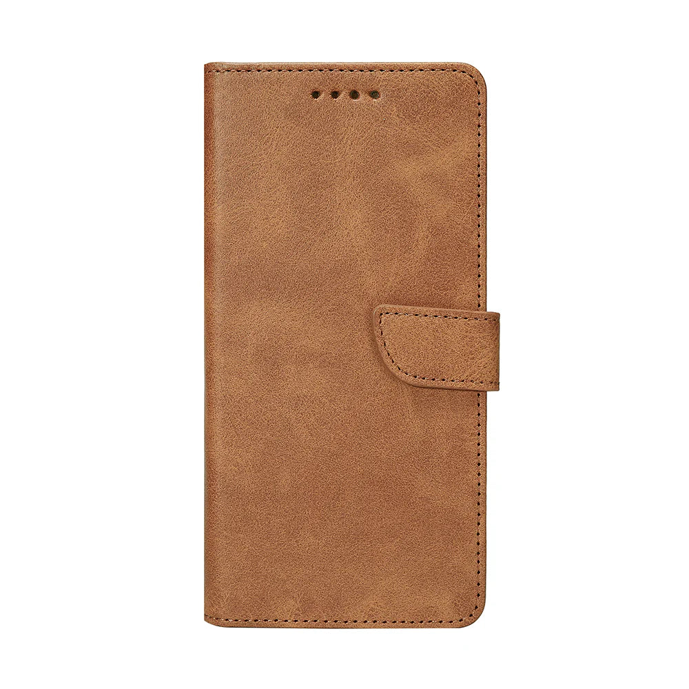 Rixus Book Case Wallet Case für Samsung Galaxy A54 5G Light Braun