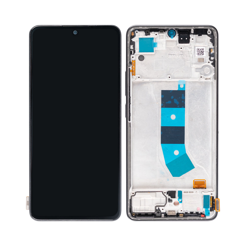 Xiaomi Redmi Note 13 4G Display und Digitizer mit Rahmen, Mitternachtsschwarz (OEM)