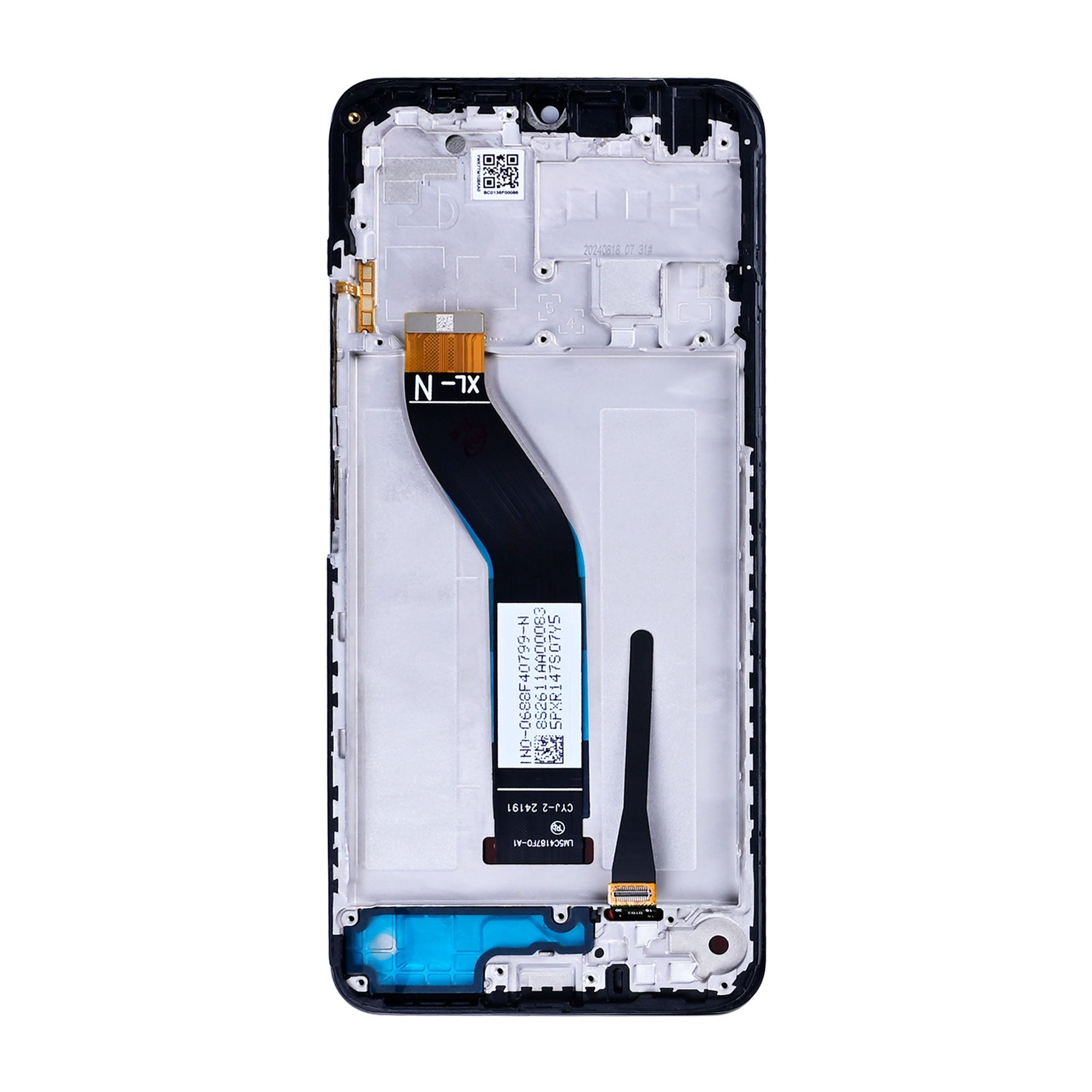 Xiaomi Redmi 14C 4G, 14C 5G, Poco C75, A3 Pro Display And Digitizer With Frame Midnight Black Service Pack