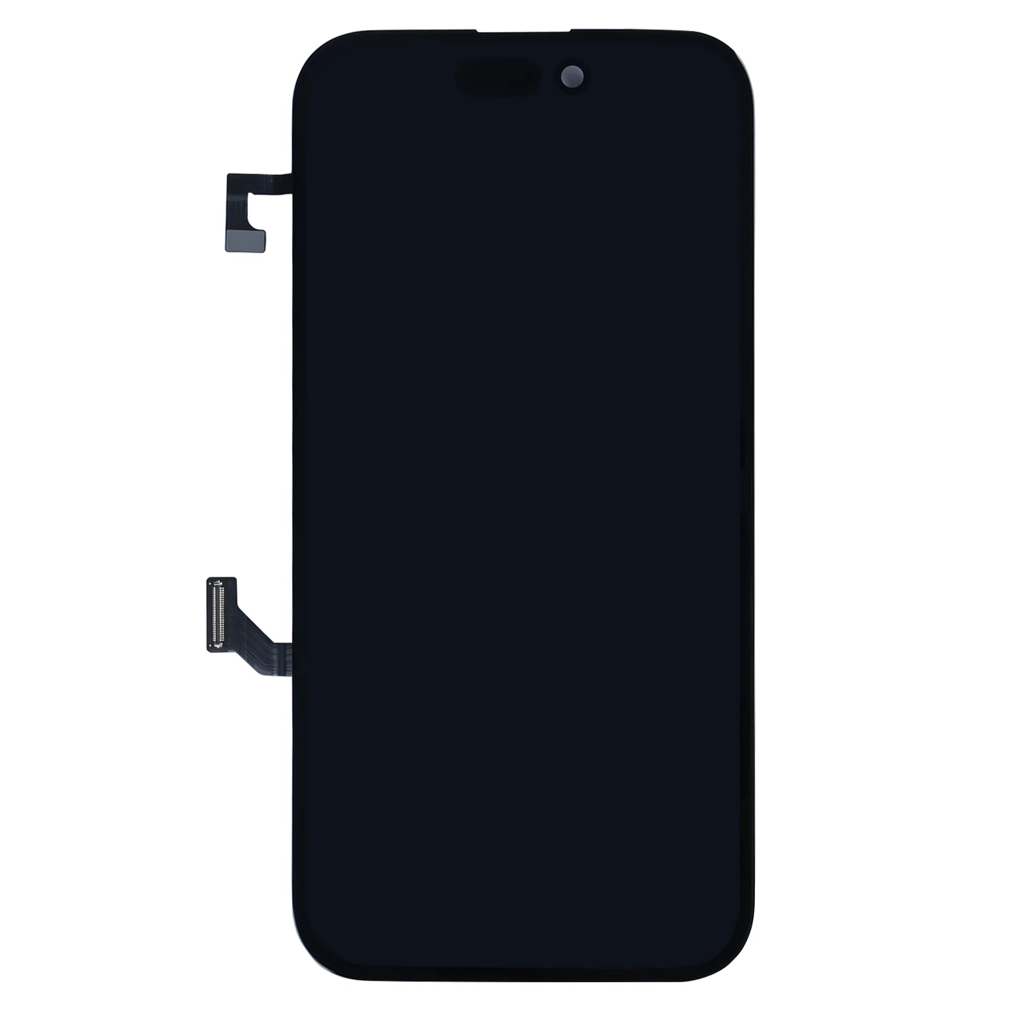 Für iPhone 15 Display mit herausgezogenem Flex-Kabel des Näherungssensors