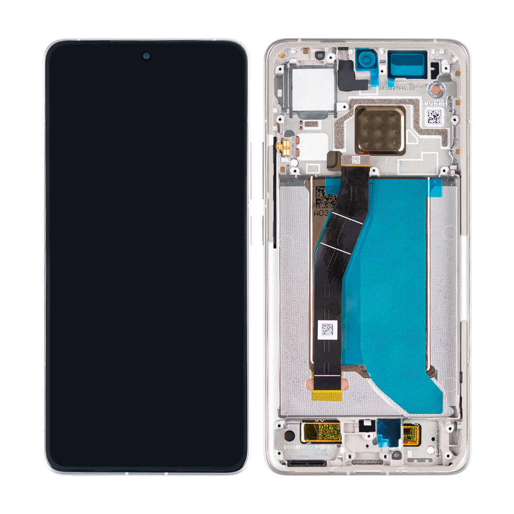 Xiaomi 14T Pro Display und Digitizer mit Rahmen, Titangrau (OEM)