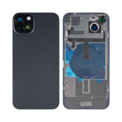 iPhone 15 Plus Extra Glas mit NFC und vergrössertem Kamerarahmen – Grün, Gelb, Blau, Schwarz, Silber, Rosa
