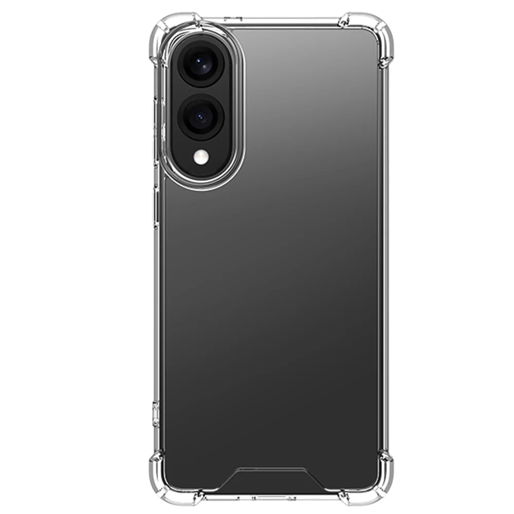 Rixus Anti-Burst Transparente Schutzhülle für Samsung Galaxy S25 Edge