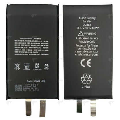 Für iPhone 14 Akku (Punktschweißen erforderlich) 3279 mAh ohne BMS/IC