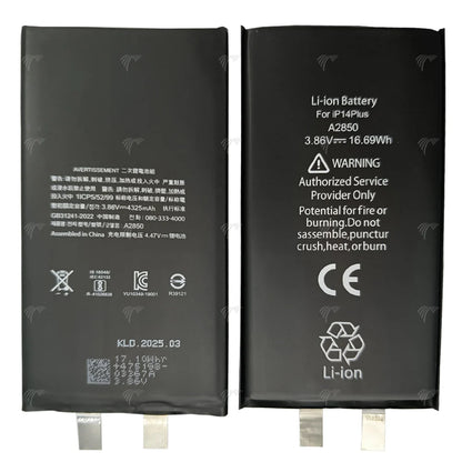 Für iPhone 14 Plus Akku (Punktschweissen erforderlich) 4323 mAh ohne BMS/IC
