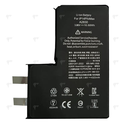 Für iPhone 14 Pro Max Akku (Punktschweißen erforderlich) 4323 mAh ohne BMS/IC