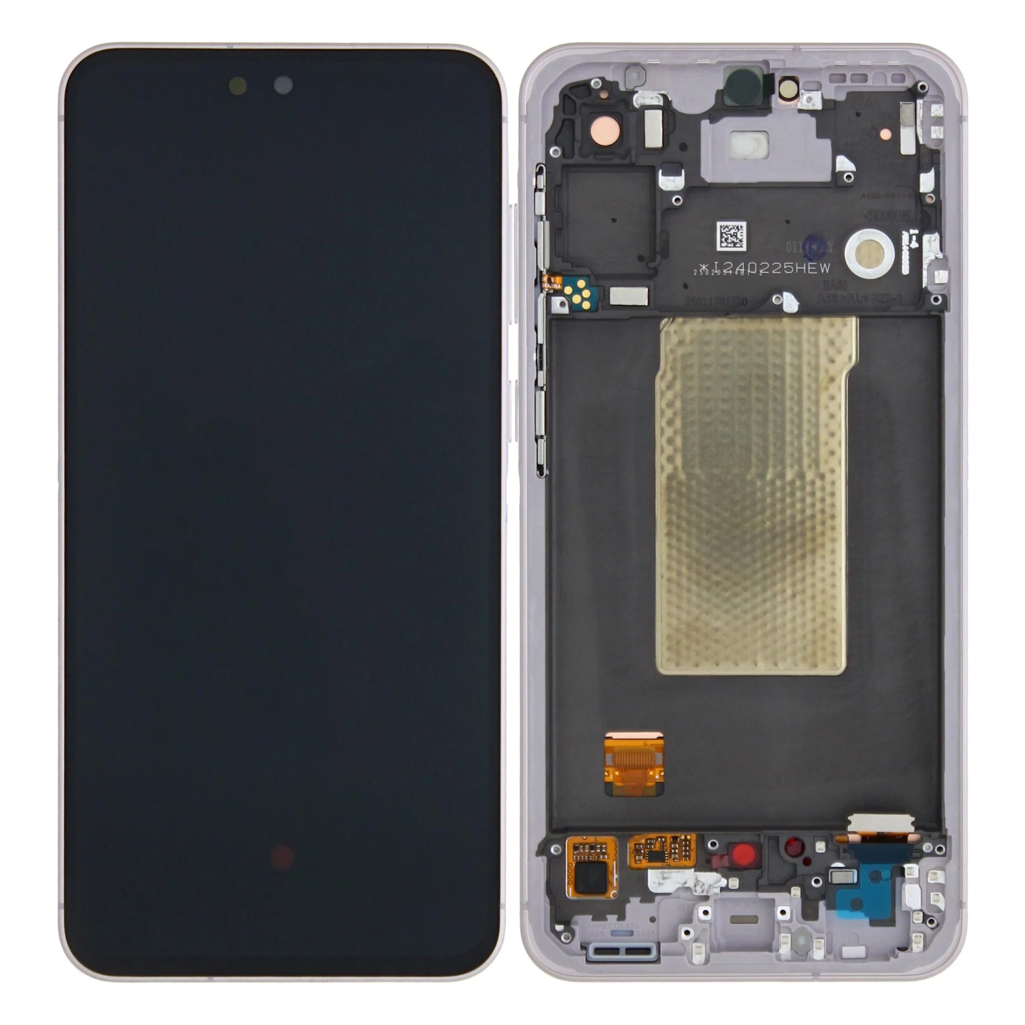 Samsung Galaxy A56 Original Display Pink (Service Pack, mit Rahmen)