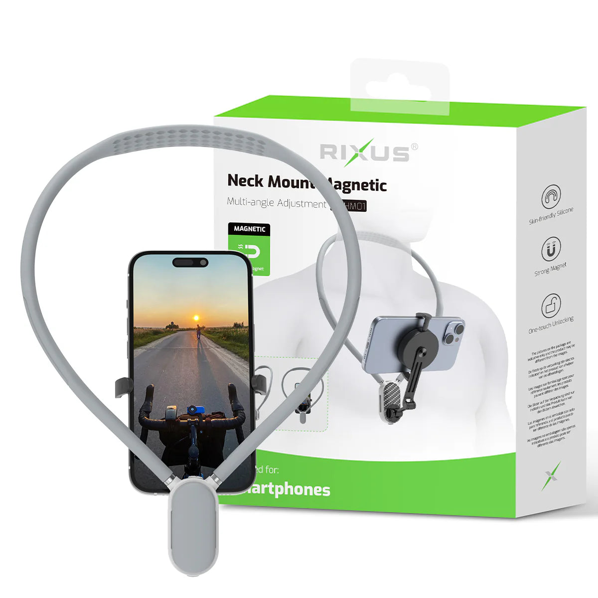 Rixus Magnetische Flex-Neck Smartphone Halterung